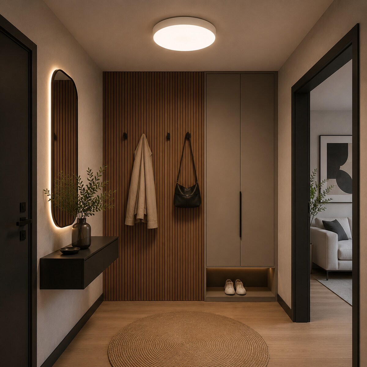 Lampa Sufitowa Łazienkowa Tk Lighting Velis Biała Plafon Led 30W Ip54 Zmienna Barwa, Ściemniany