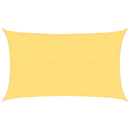 vidaXL Żagiel przeciwsłoneczny, 160 g/m², beżowy, 5x8 m, HDPE