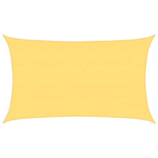 vidaXL Żagiel przeciwsłoneczny, 160 g/m², beżowy, 5x8 m, HDPE