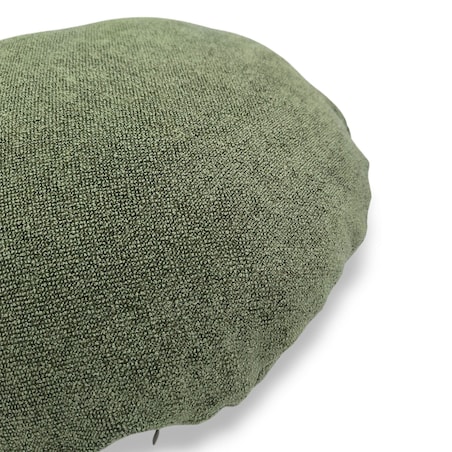 Okrągła zielona poduszka dekoracyjna 45 cm Ronda