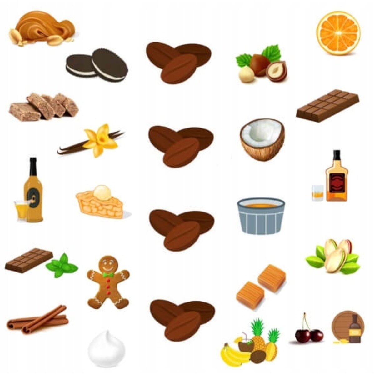 ZESTAW PREZENTOWY "KAWY POLECANE CUP&YOU" 20 RÓŻNYCH SMAKÓW KAW DESEROWYCH W SASZETKACH PO 10G NA 20 30 40 50 60 URODZINY IMIENINY DLA KOBIETY FACETA