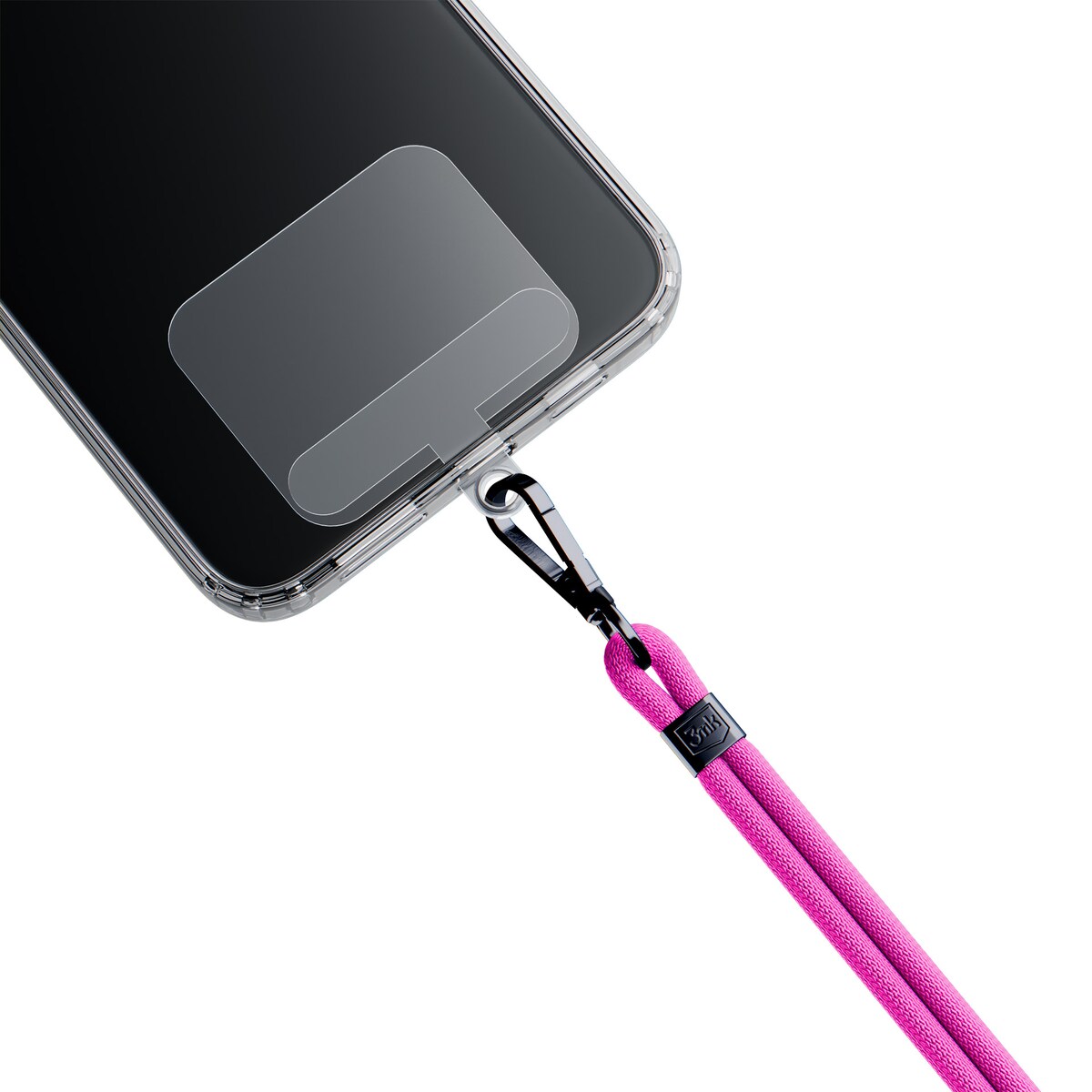 Smycz do telefonu - 3mk EasyClip Pink
