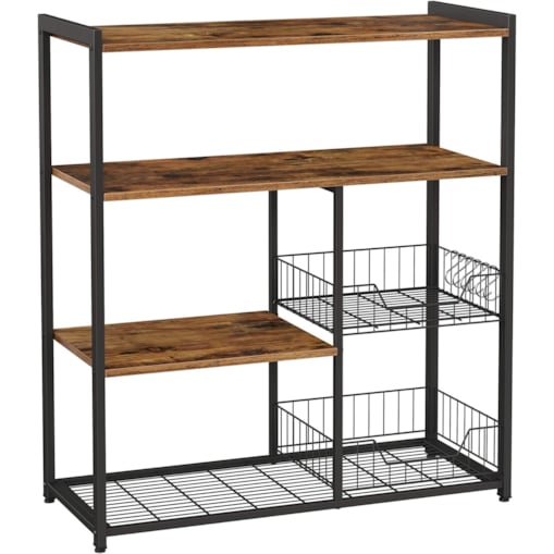 Szafka Kuchenna Wyspa, Regał Brązowy