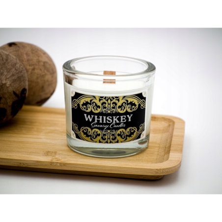 Świeca sojowa zapachowa WHISKEY 200g