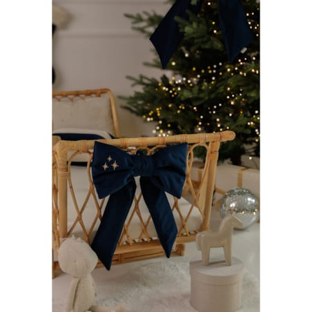 Kokarda Świąteczna Delux Royal Blue - M