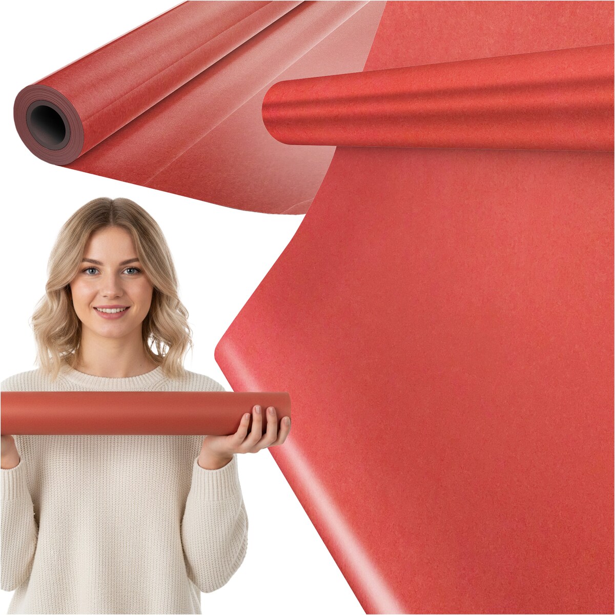 Papier do pakowania prezentów 25 METRÓW MEGAROLKA Urodzinowy Do Paczek Ozdobny