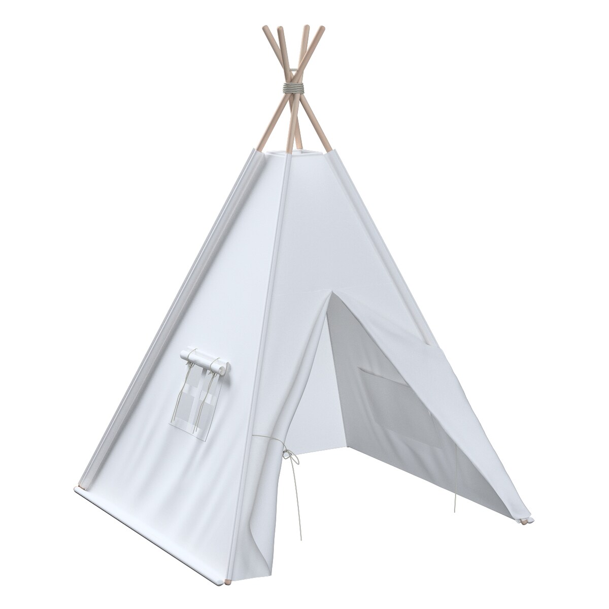 Tipi, biały, 110 x 110 x 155 cm, Happiness