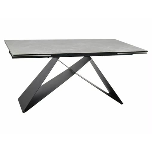 Stół rozkładany WESTIN CERAMIC 160(240)x90 kremowy mat diamond cream