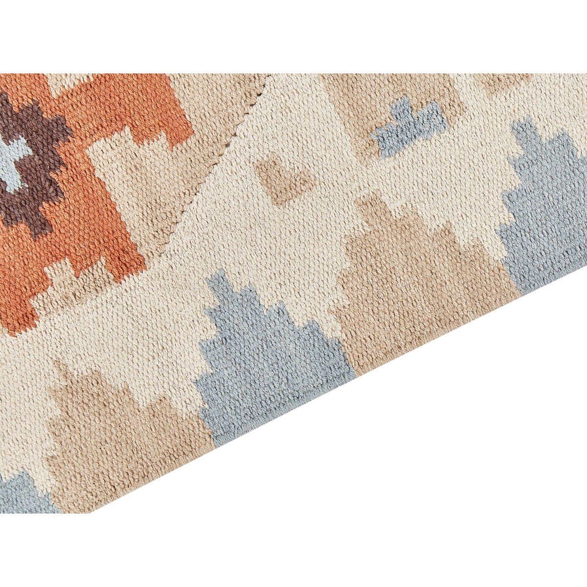 Dywan bawełniany kilim 80 x 150 cm wielokolorowy DILIJAN