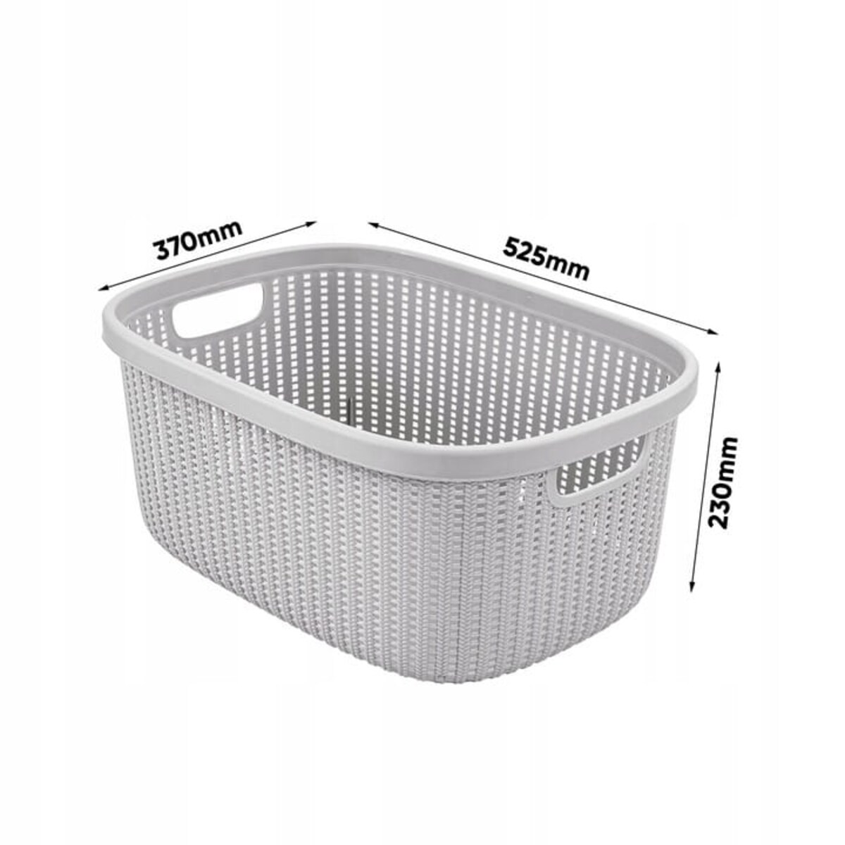 Kosz Na Pranie 32 L Kosmiczny Szary Keeper Bosse