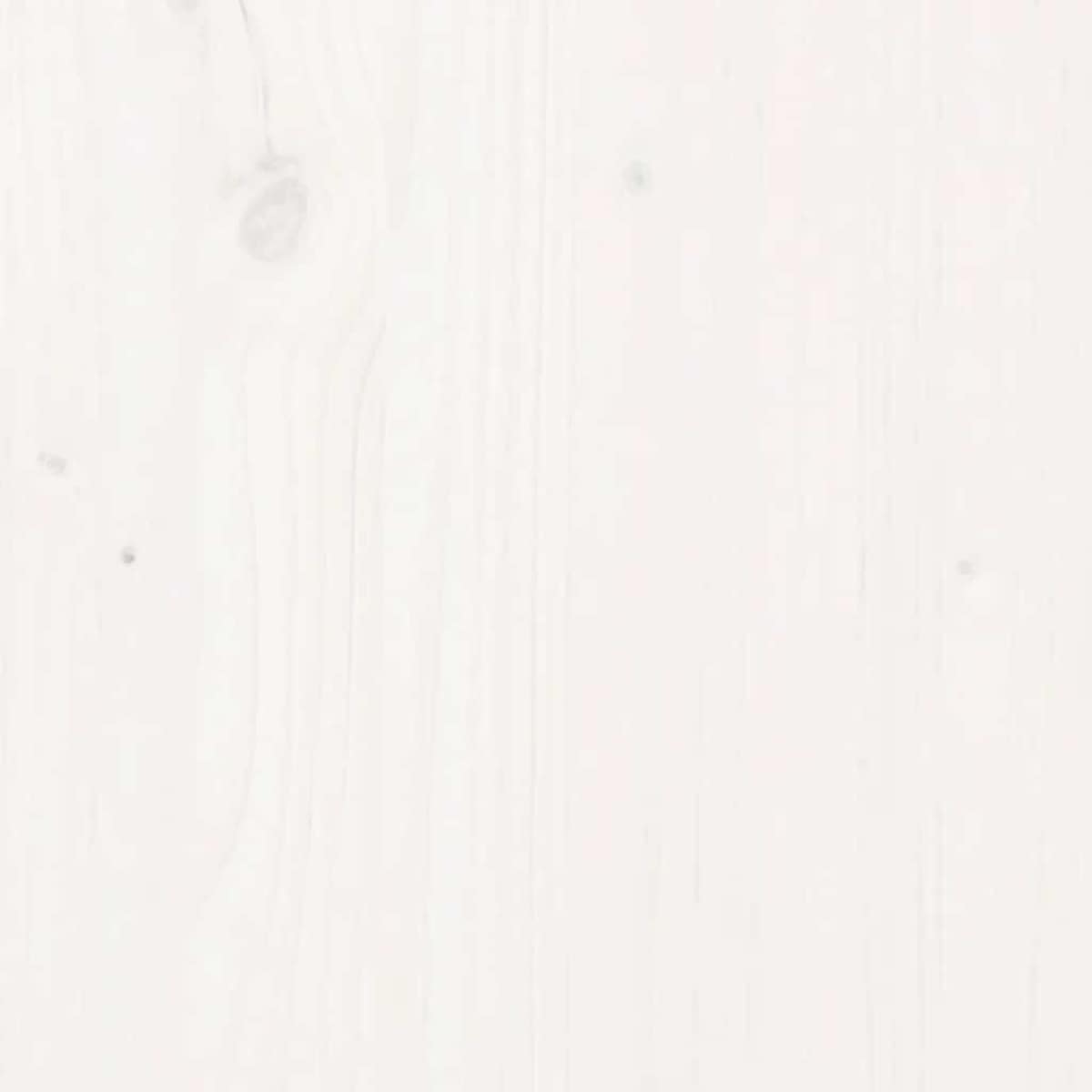 vidaXL Stół jadalniany, biały, 110x55x75 cm, lite drewno sosnowe