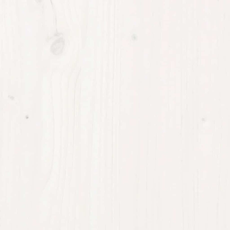 vidaXL Stół jadalniany, biały, 110x55x75 cm, lite drewno sosnowe