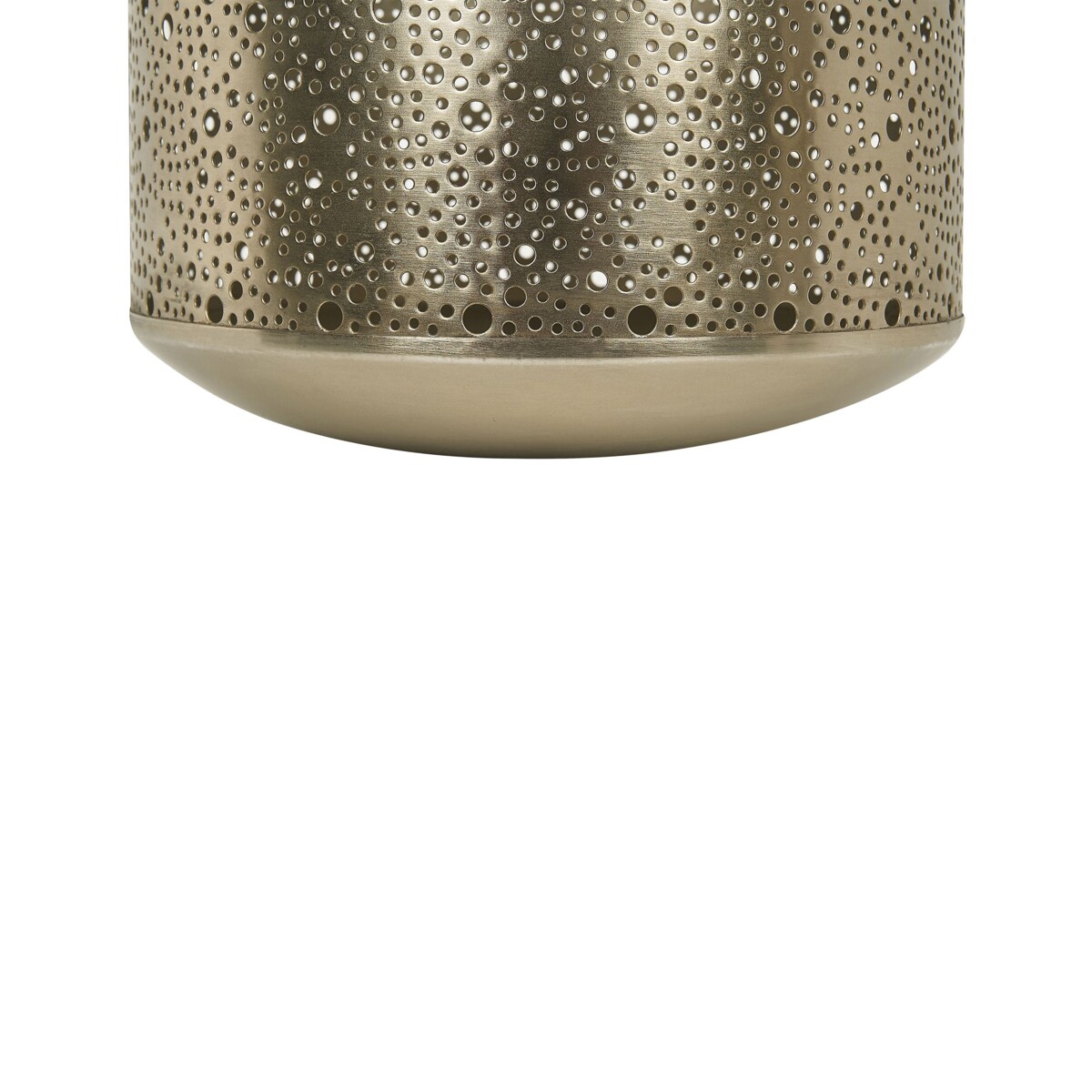 Lampion żelazny 22 cm złoty CORFU