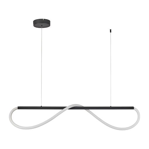Lampa wisząca Light Prestige Meleca czarna LED CCT 3000K/4000K/6000K