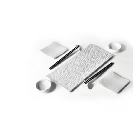 Zestaw Sushi dla 2 osób 7 el. biały 0000