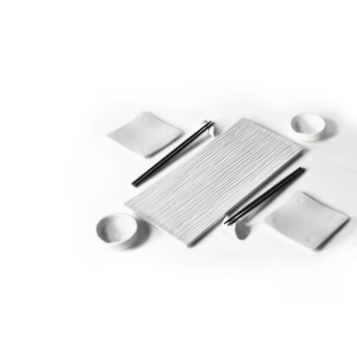 Zestaw Sushi dla 2 osób 7 el. biały 0000