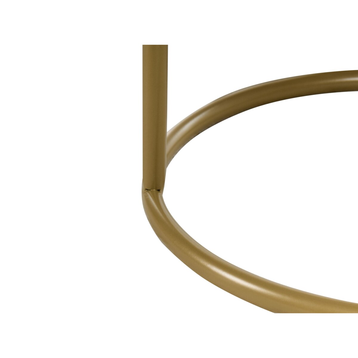 Stołek DELCO Welur Złamana biel