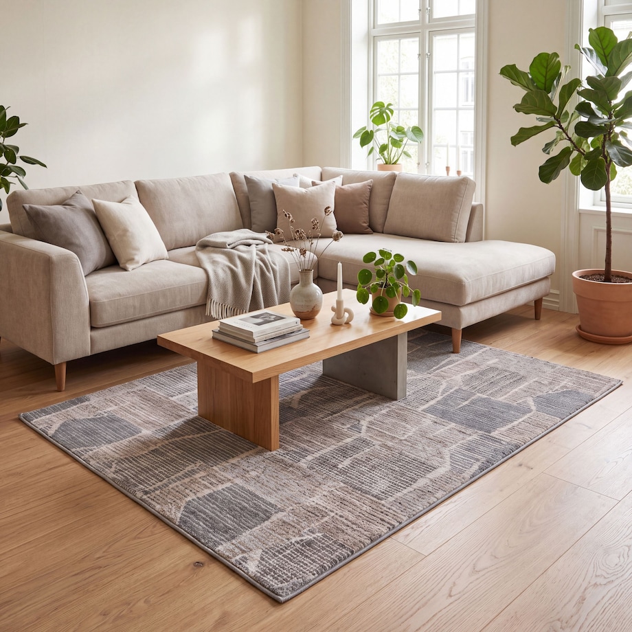 Dywan nowoczesny Avino 160x230 cm geometryczny granatowy