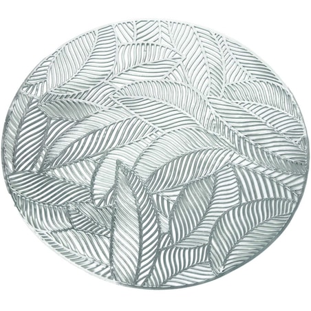 Podkładka Ażurowa Na Stół Okrągła W Listki 37 Cm