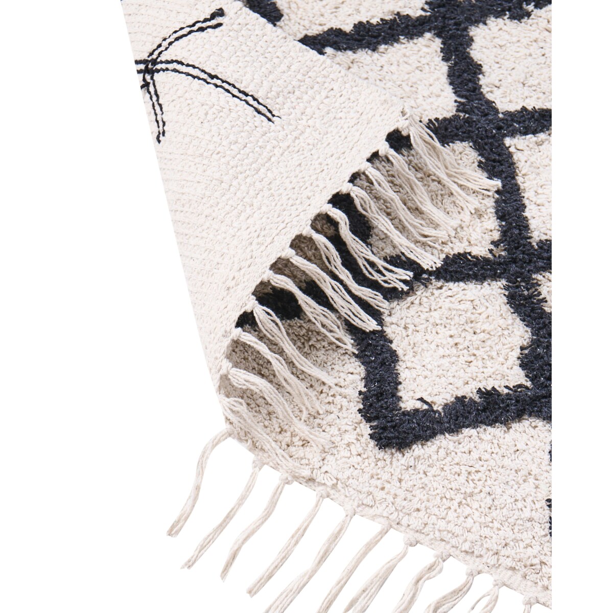 Dywan BOZKIR Beżowy 80 x 230 cm Bawełna