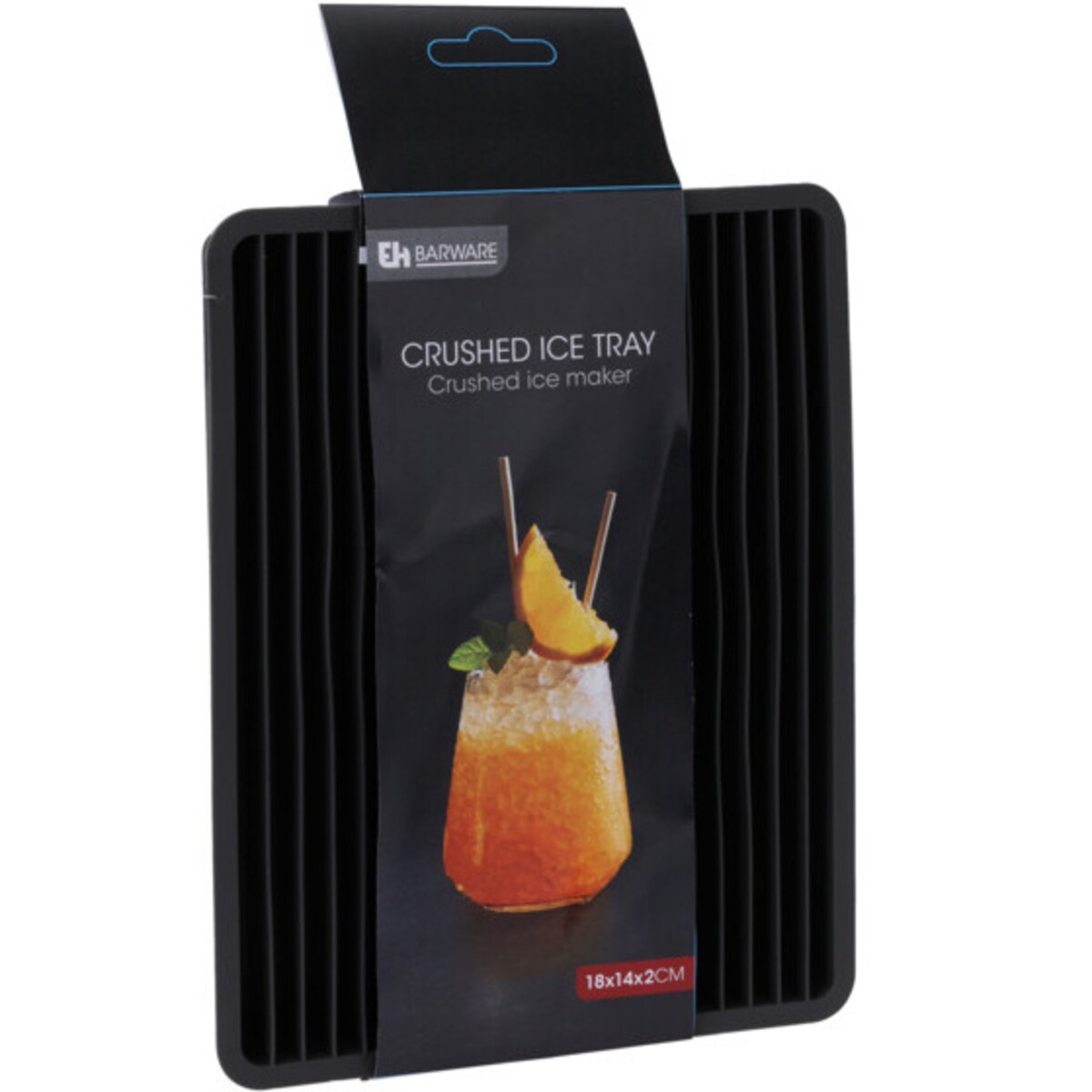 Foremka do lodu typu kruszarka, 18 x 14 x 2 cm, tworzywo sztuczne