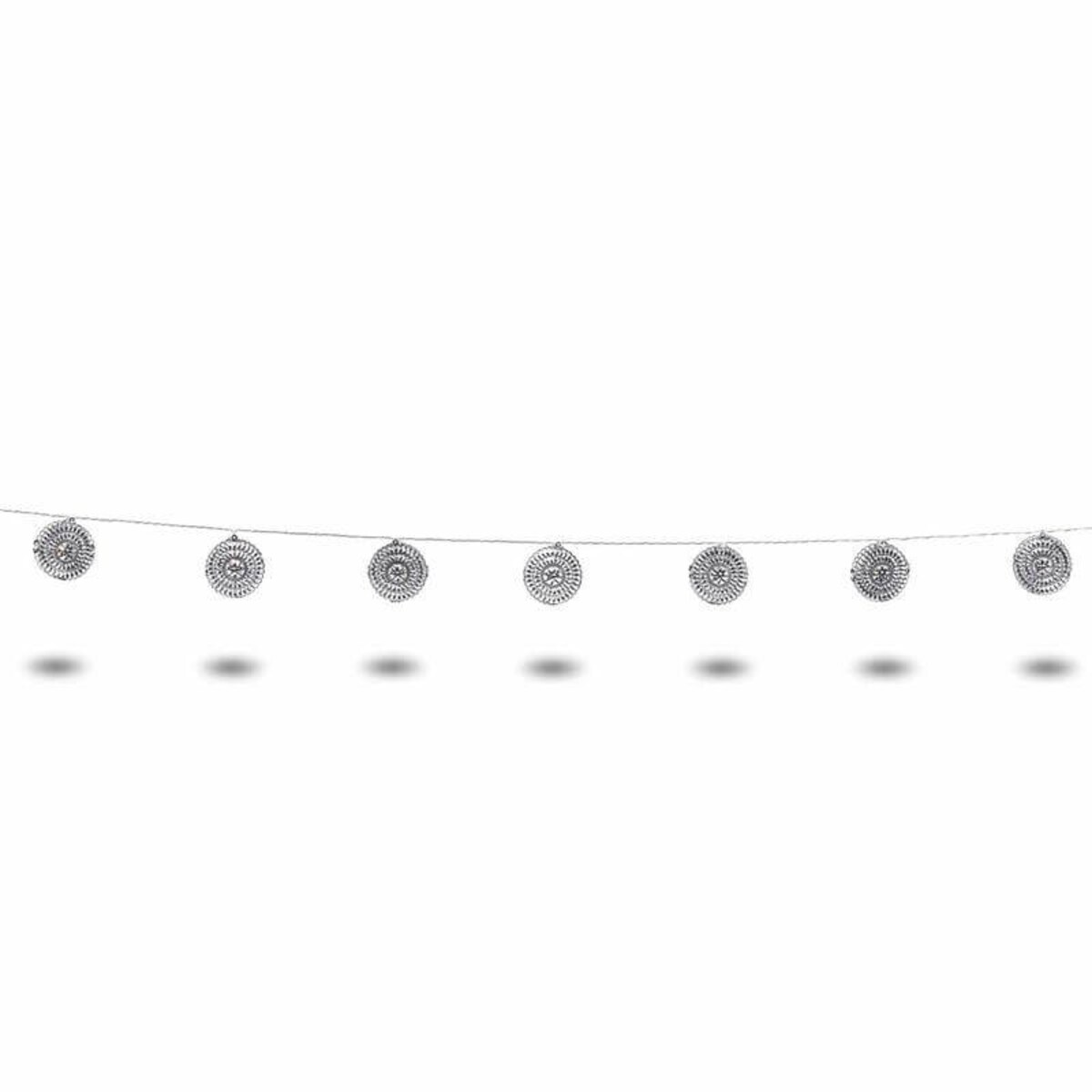 Dekoracja podświetlana 2,1m 10 LED 0,6W srebrna ciepła