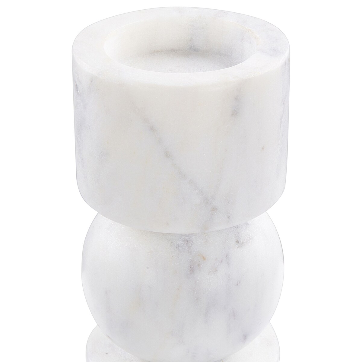 Świecznik marmurowy biały IOANNINA