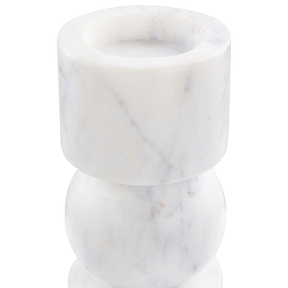 Świecznik marmurowy biały IOANNINA