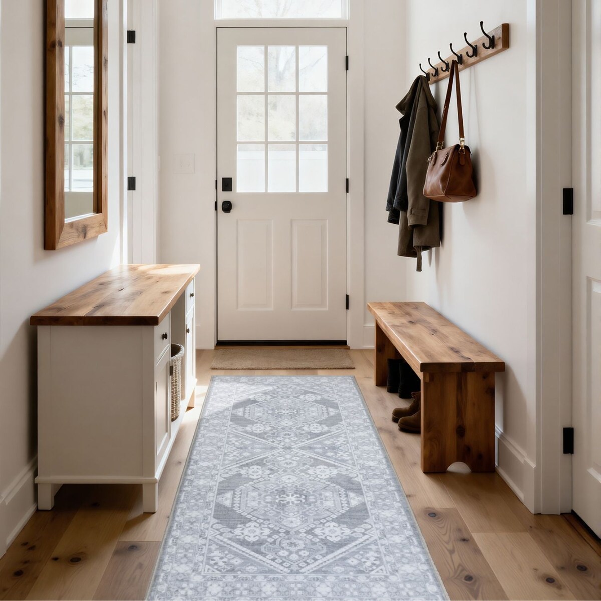 Dywan Klasyczny Sereno 80x300cm Velvet Szary