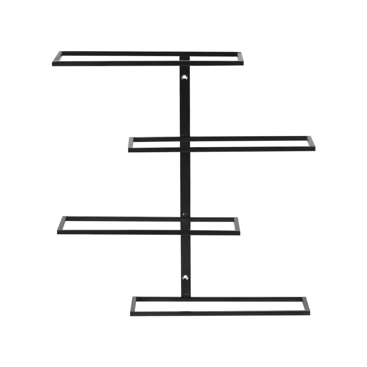 Półka wisząca na wino czarna EINSTEINIUM
