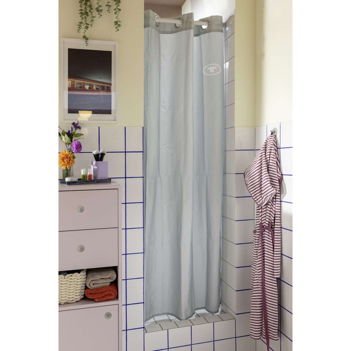 Zasłona prysznicowa z poliestru TOM TAILOR