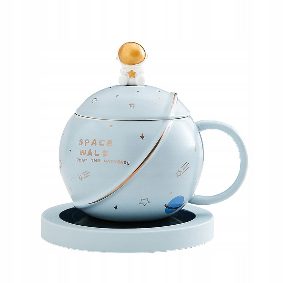 ZESTAW KUBEK Z PODGRZEWACZEM + Łyżka + Kabel USB PREZENT KUBEK ŚWIĄTECZNY