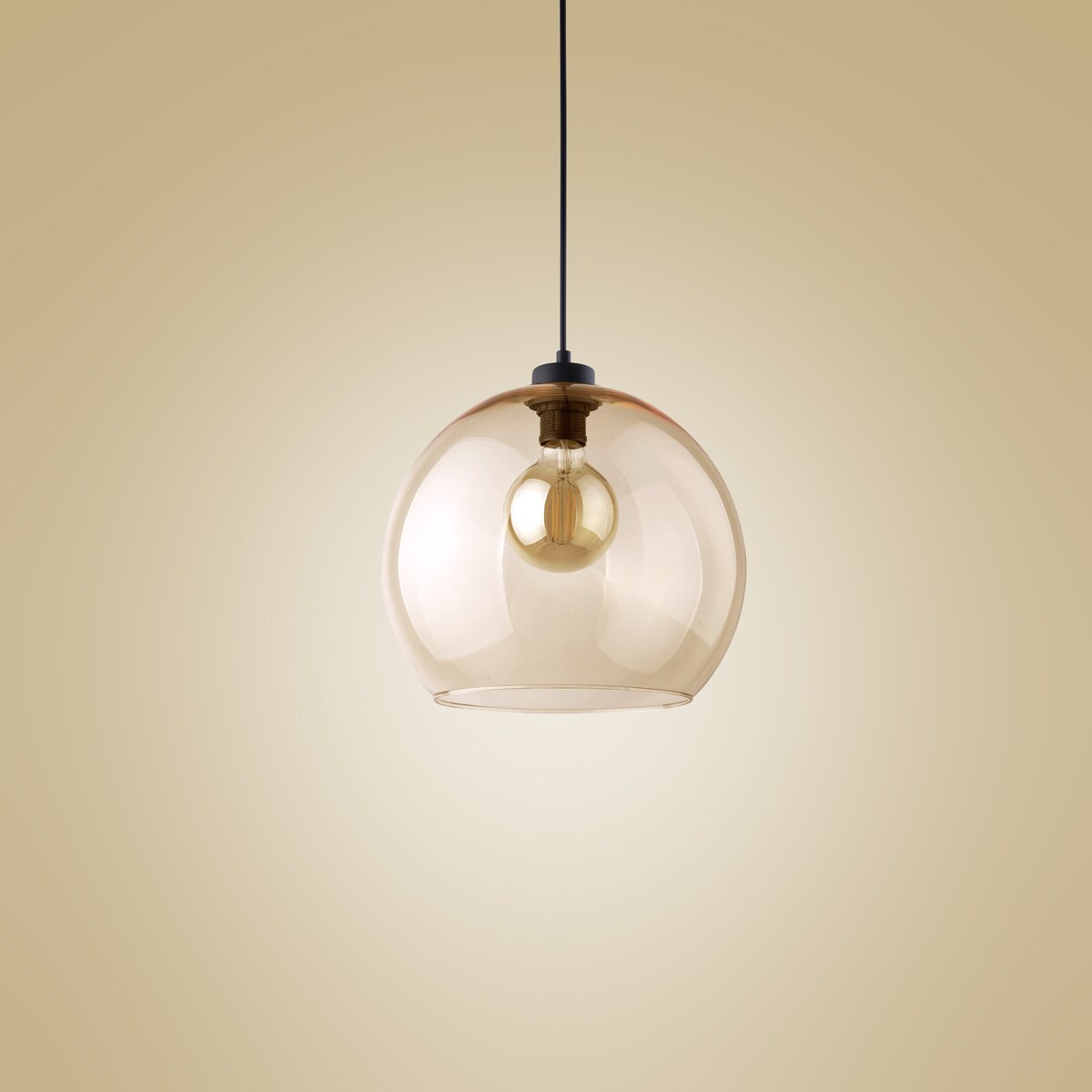 Kopułowa lampa wisząca Cubus 2064M TK Lighting szklana przydymiona