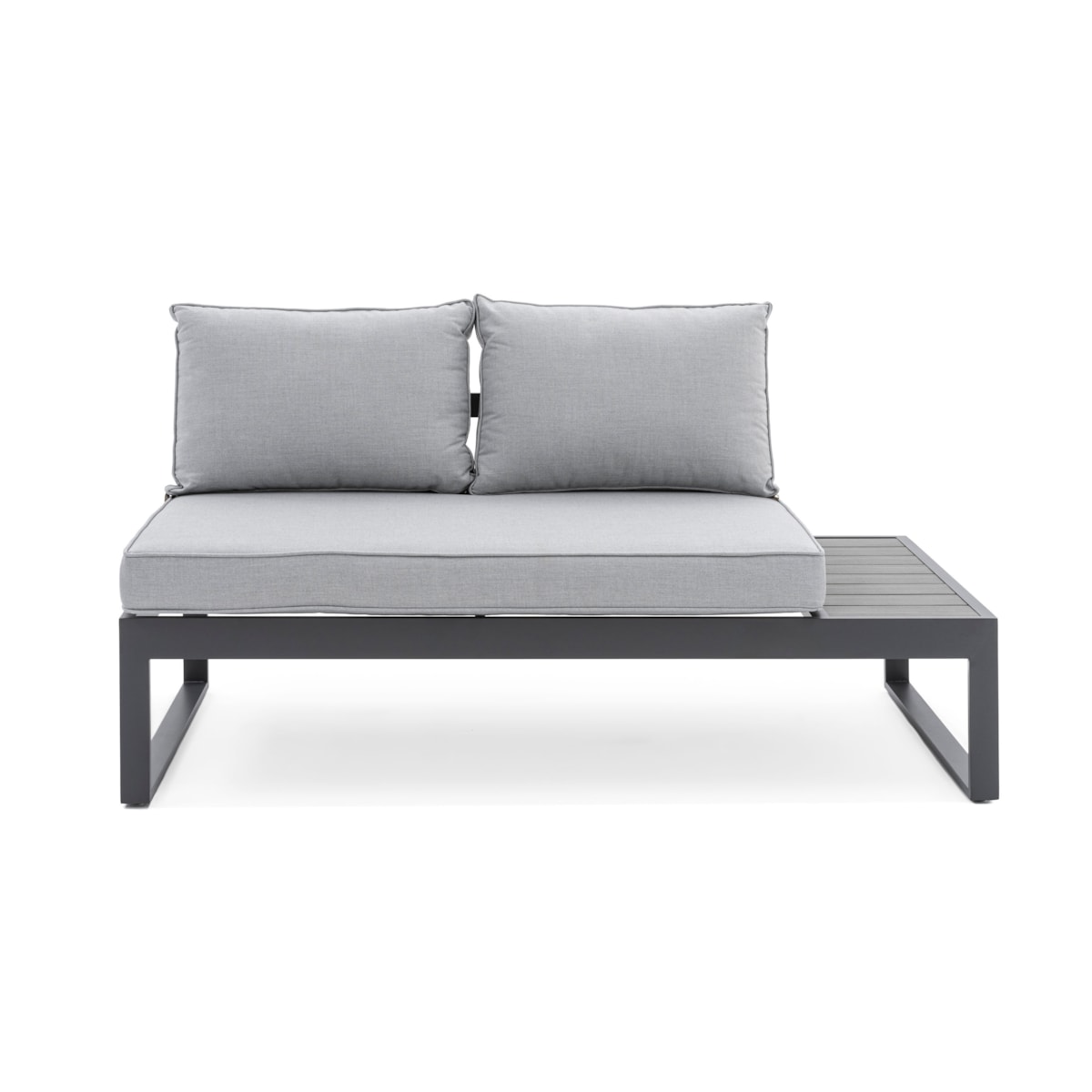 MEBLE OGRODOWE ALUMINIOWE NAROŻNIK NICEA SZARA PRAWA