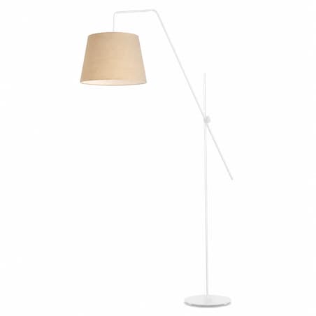Lampa stojąca podłogowa przegubowa regulowana z abażurem stożek MODERN