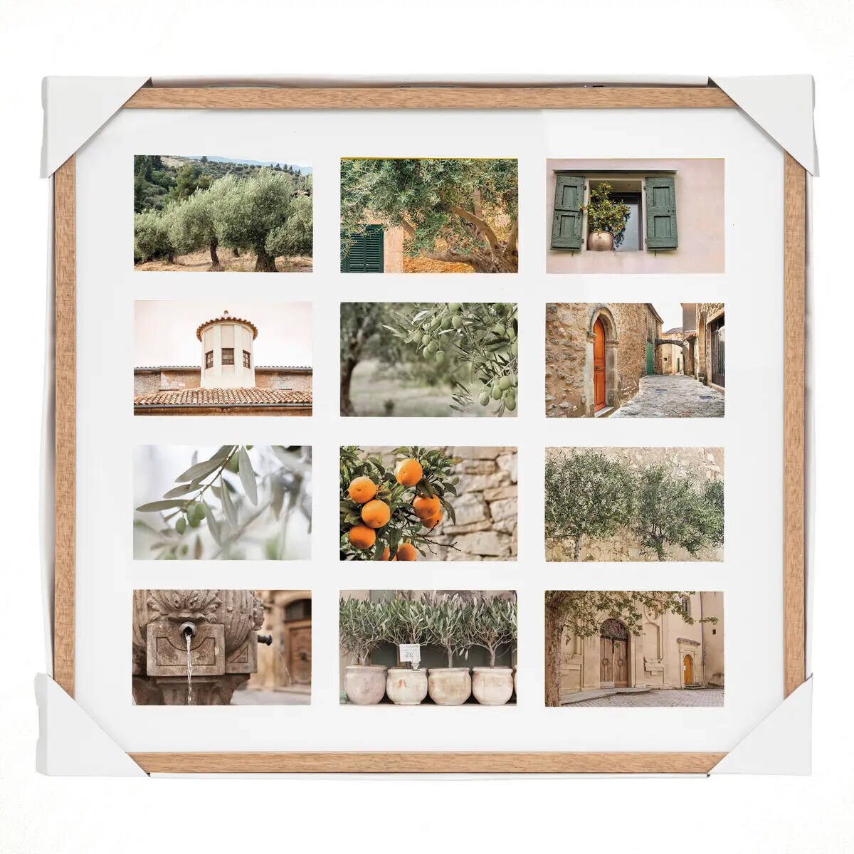 Multiramka na zdjęcia MILEA, 12 zdjęć, drewniana