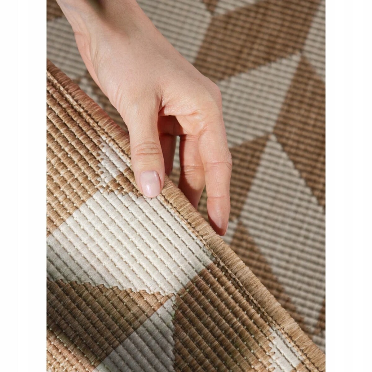 Chodnik 80x200cm, dwustronny,sznurkowy płasko tkany na korytarz-przedpokój