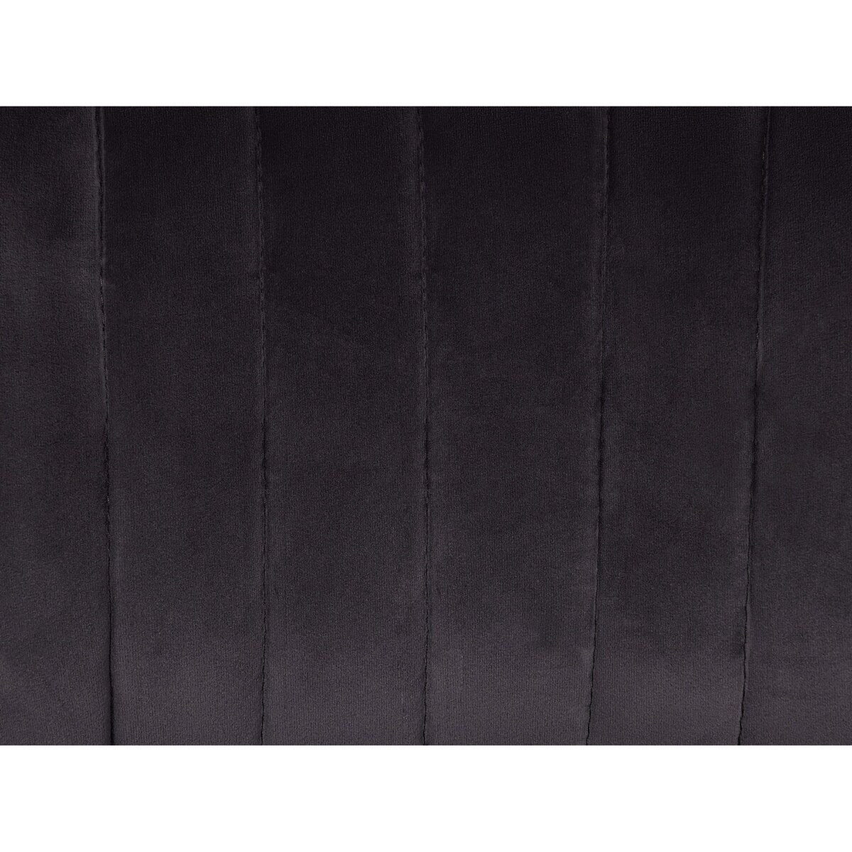 2 krzesła do jadalni welurowe czarne SANILAC