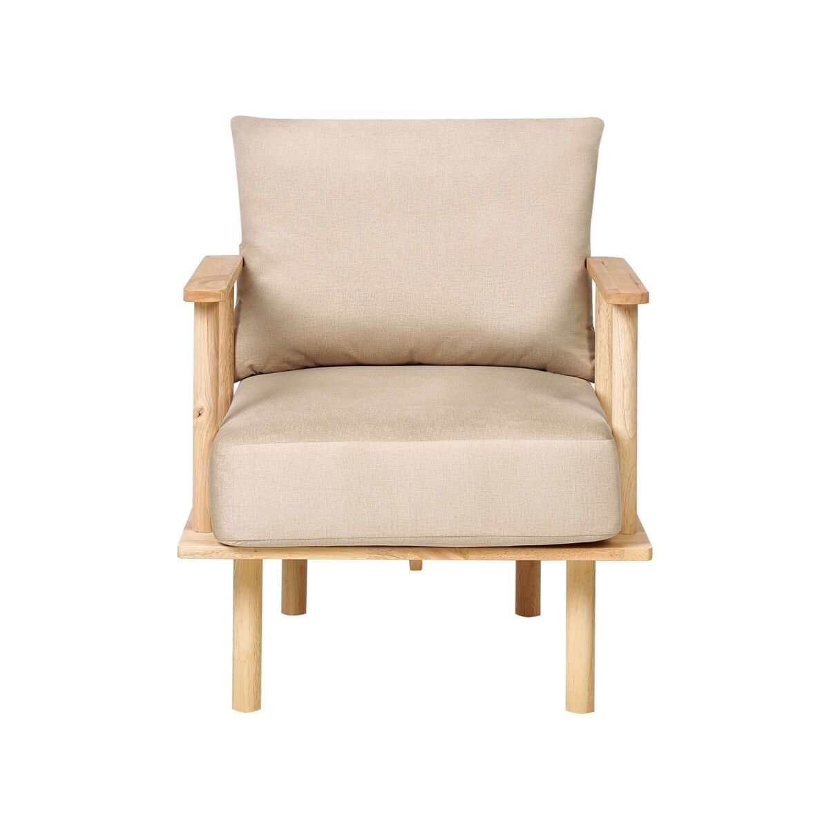 Komplet wypoczynkowy 3-osobowy beżowy ASKER