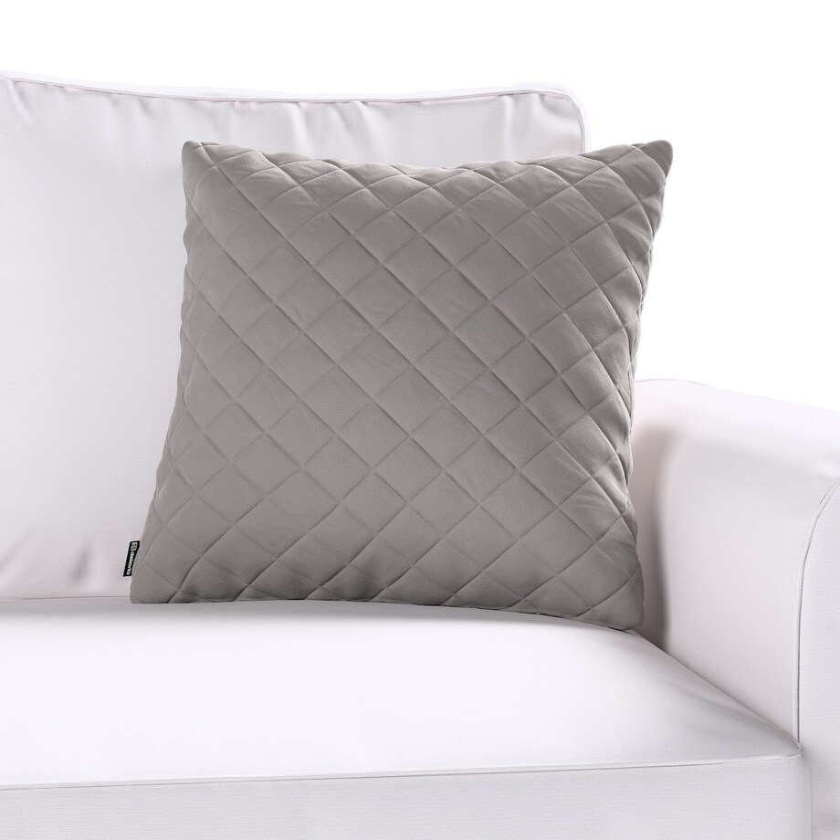 Poszewka Kinga pikowana 43 x 43 cm 43x43 gołębi szary