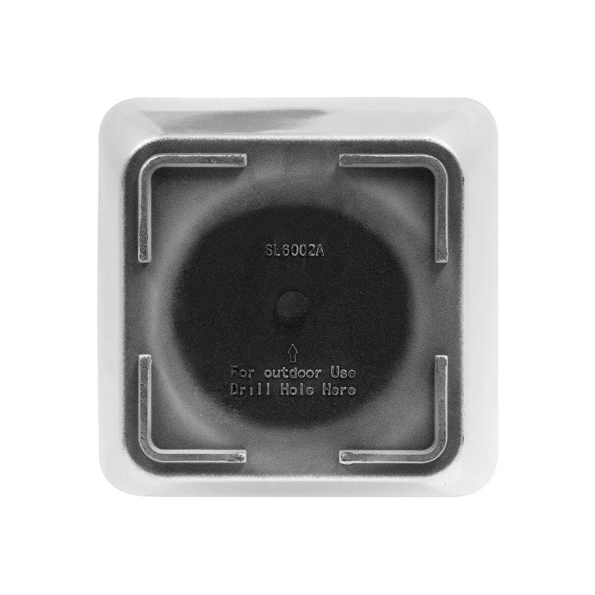 Doniczka 35 x 35 x 34 cm srebrna ASTRAS