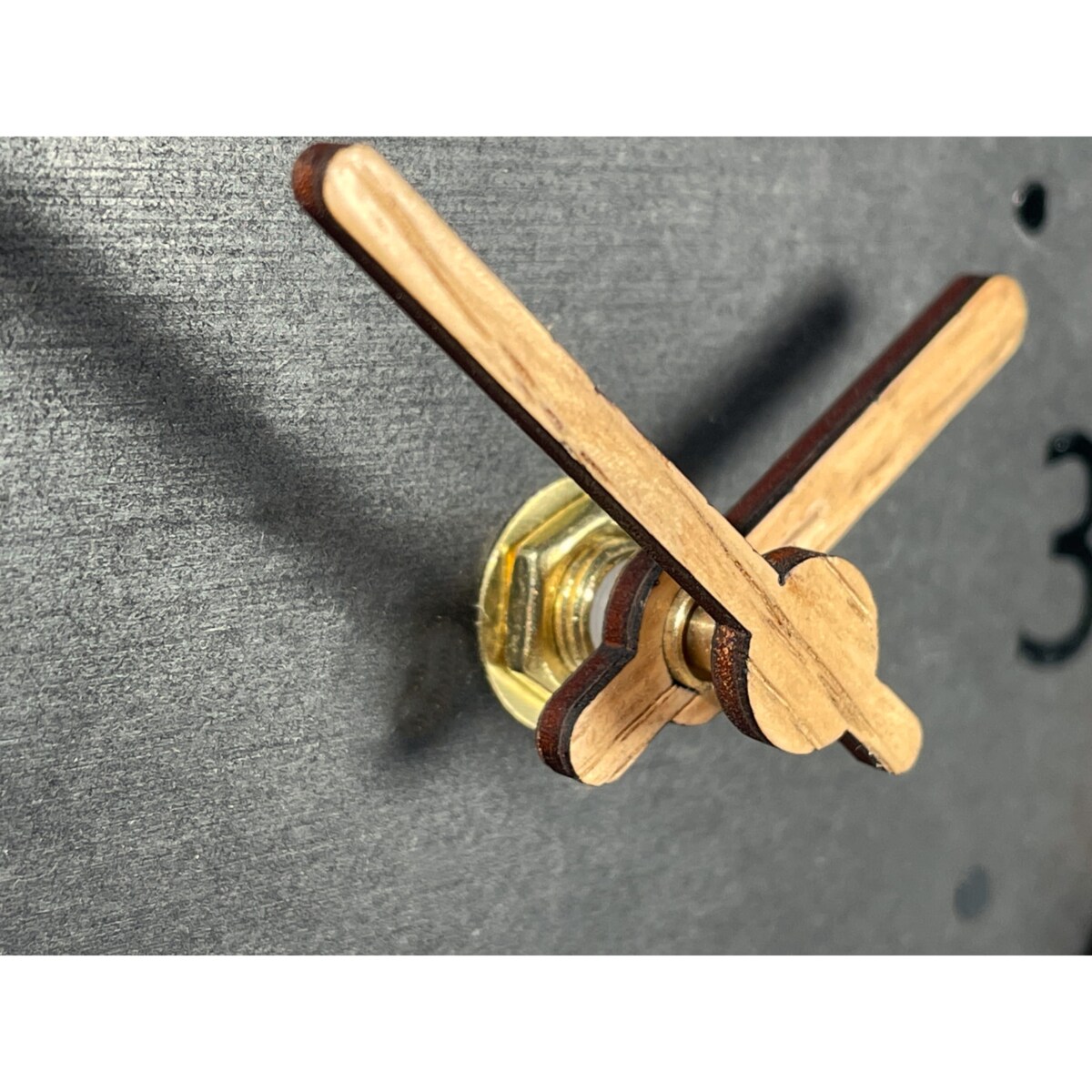 Zegar stojący czarny drewniany Black Oak