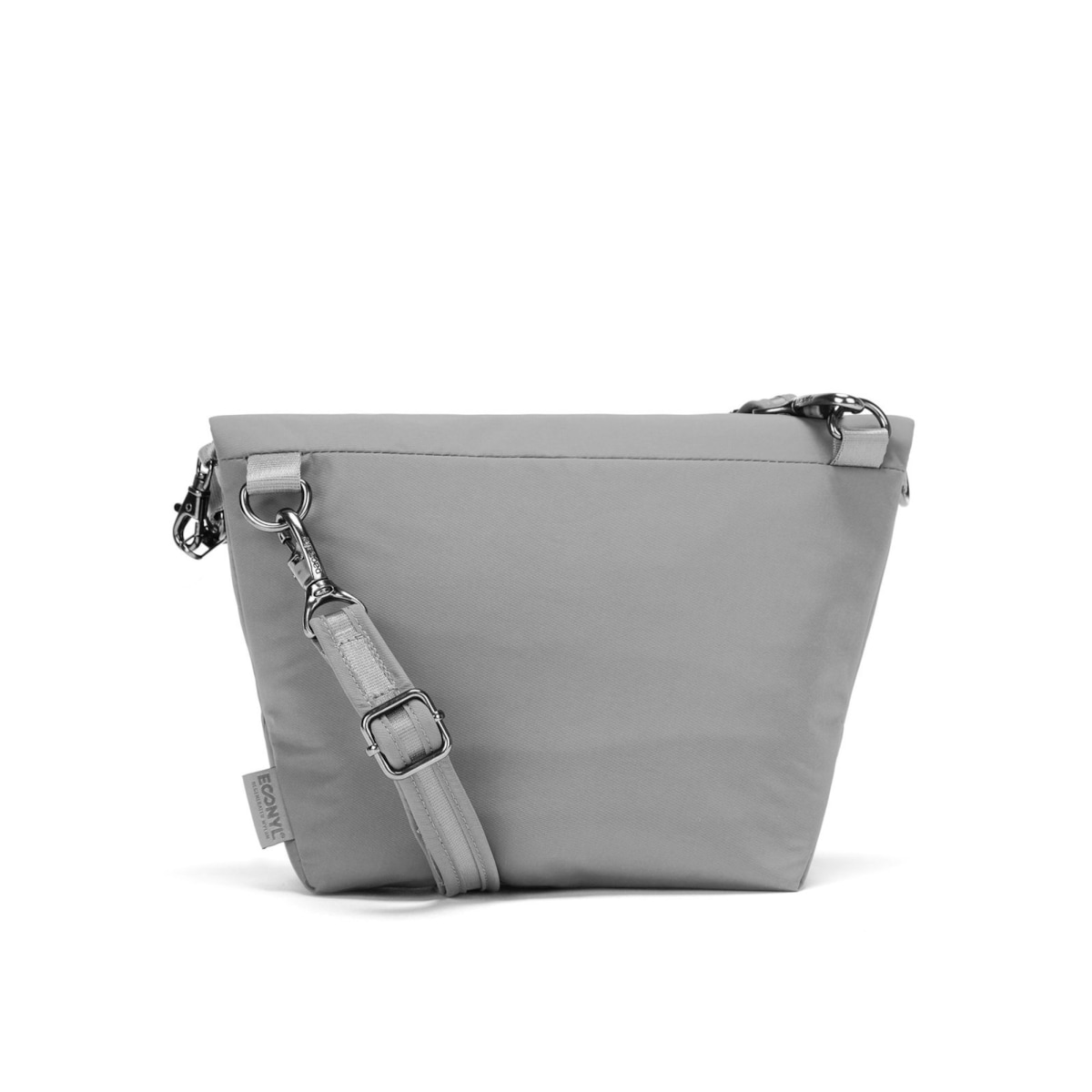 Składana torebka damska antykradzieżowa Pacsafe Citysafe CX Econyl® - jasnoszara