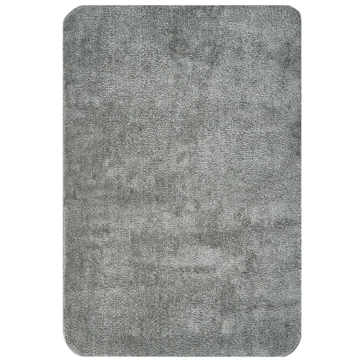 Dywanik łazienkowy URLANA Szary 60 x 90 cm Mikrofibra