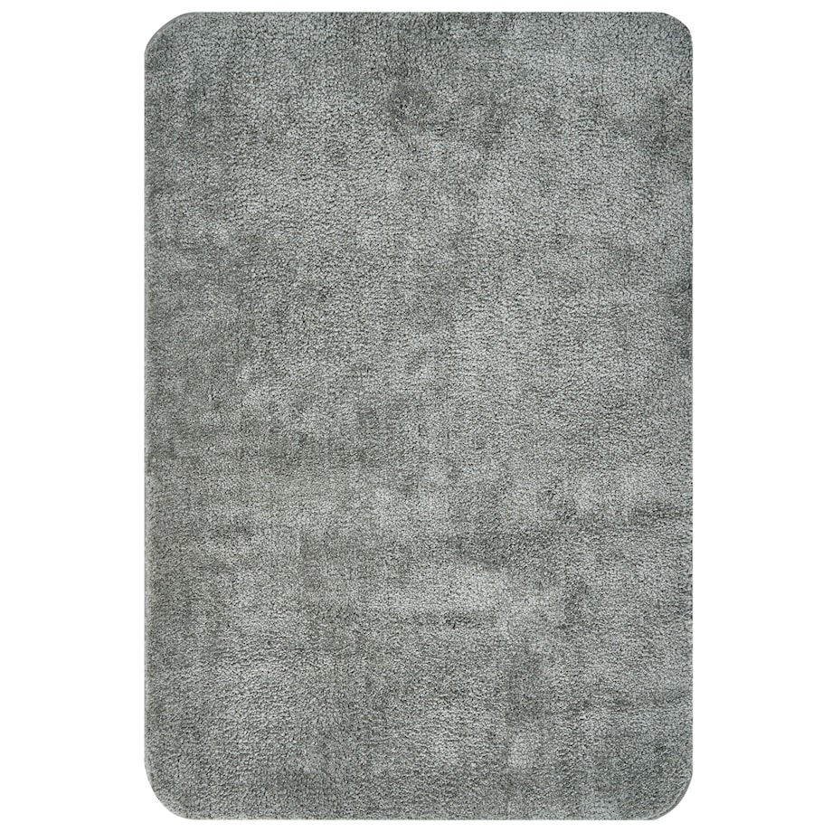 Dywanik łazienkowy URLANA Szary 60 x 90 cm Mikrofibra