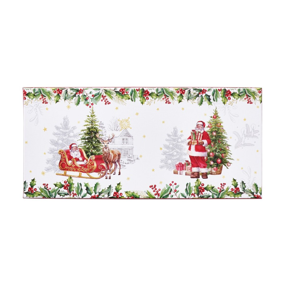 VILLA ITALIA Kubki świąteczne zestaw 2 sztuki porcelanowe FROZEN NOEL