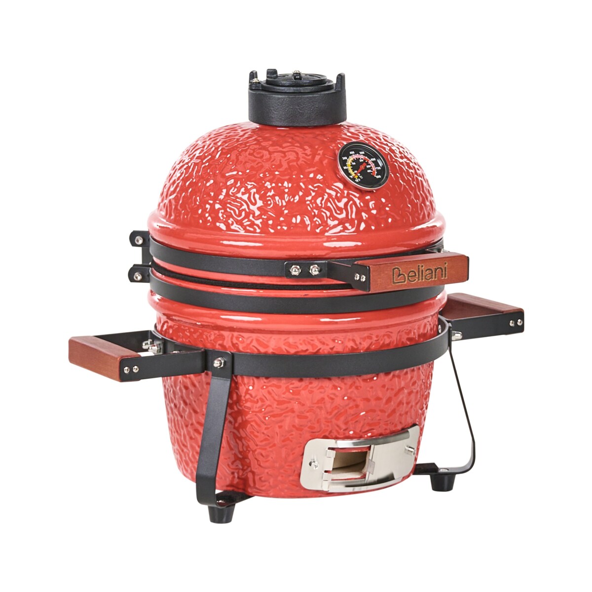 Mini grill węglowy KAMADO Ceramika Czerwony