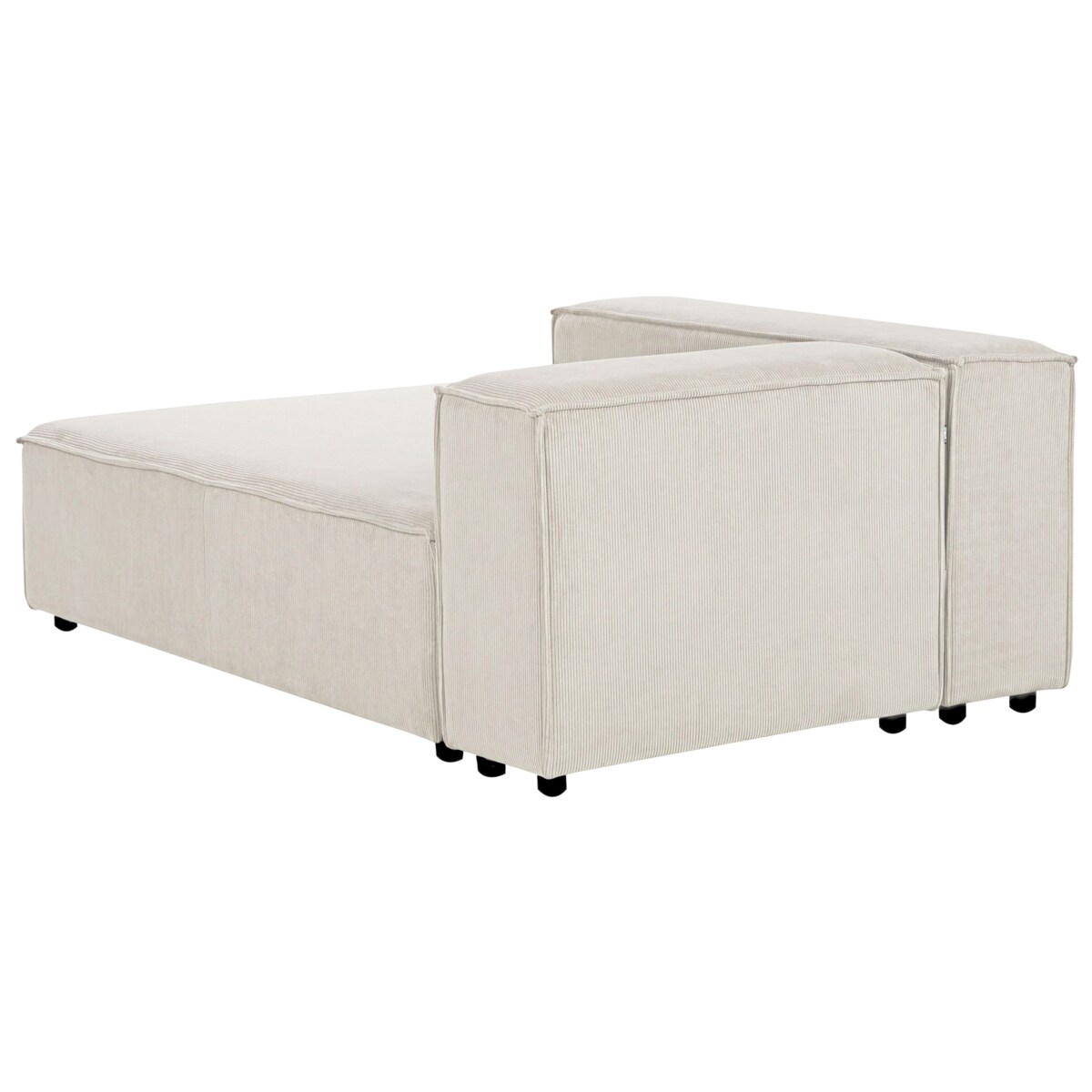 Szezlong ARDAL Sztruks Złamana biel Prawostronny