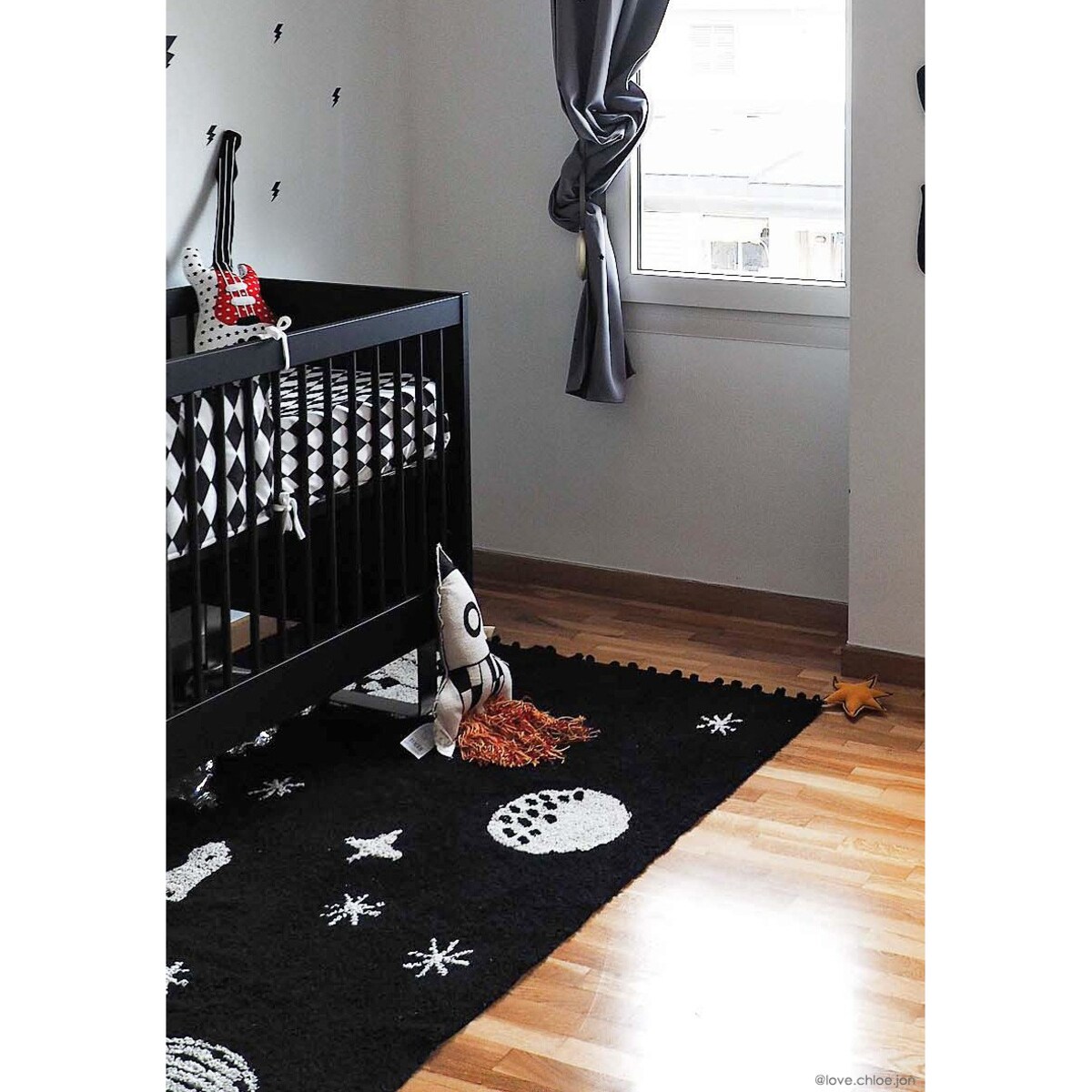 Poduszka rakieta Rocket M,  "Mom, I want to be an astronaut" Lorena Canals