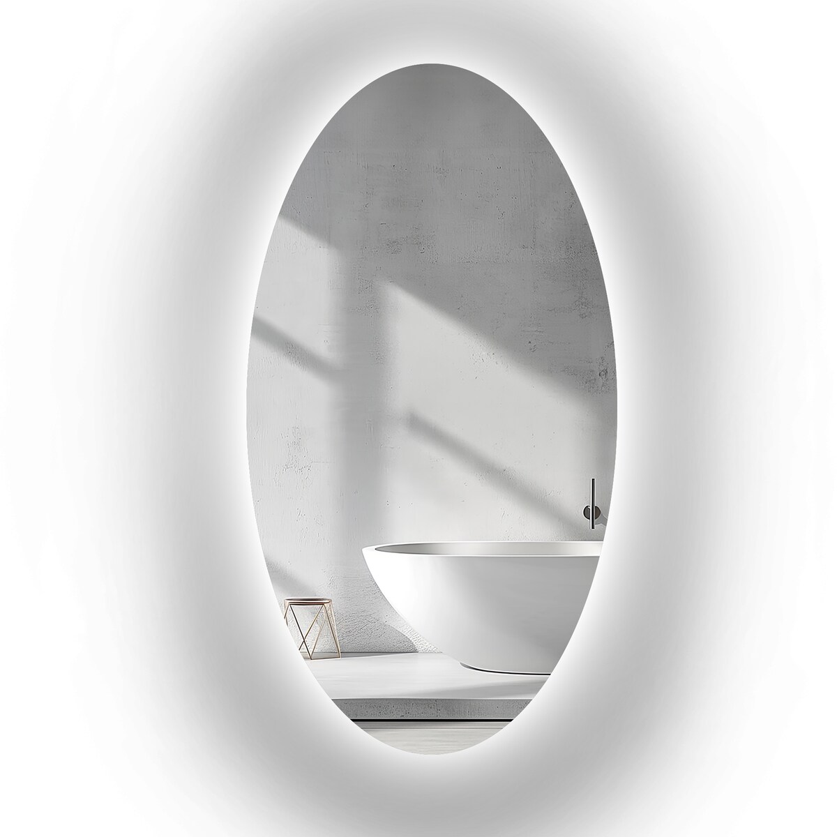 Lustro eliptyczne z podświetleniem - ELIPSA LED